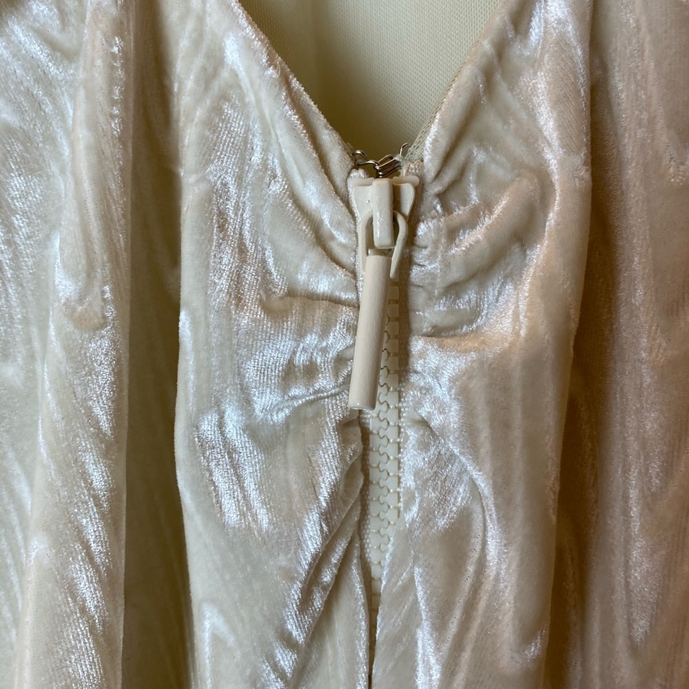Silence + Noise Cosmic Burnout Velvet Maxi Dress S - Picture 8 of 8